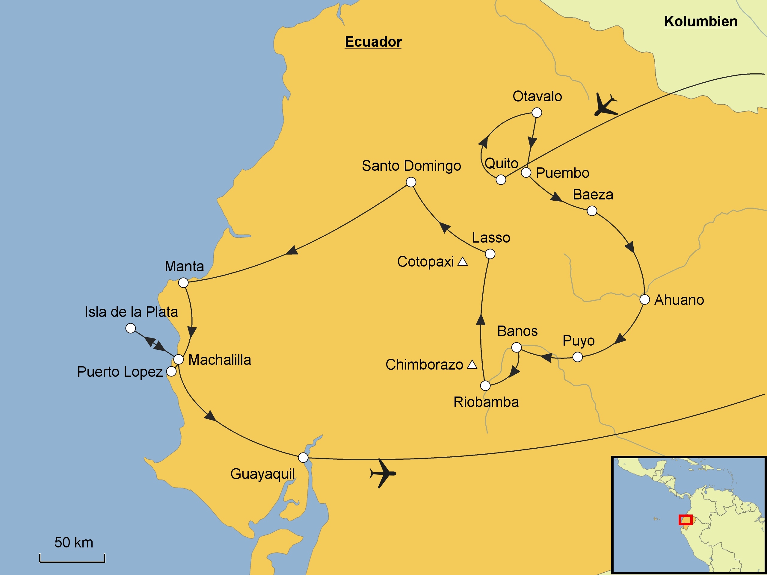 Ecuador Srd Reisen