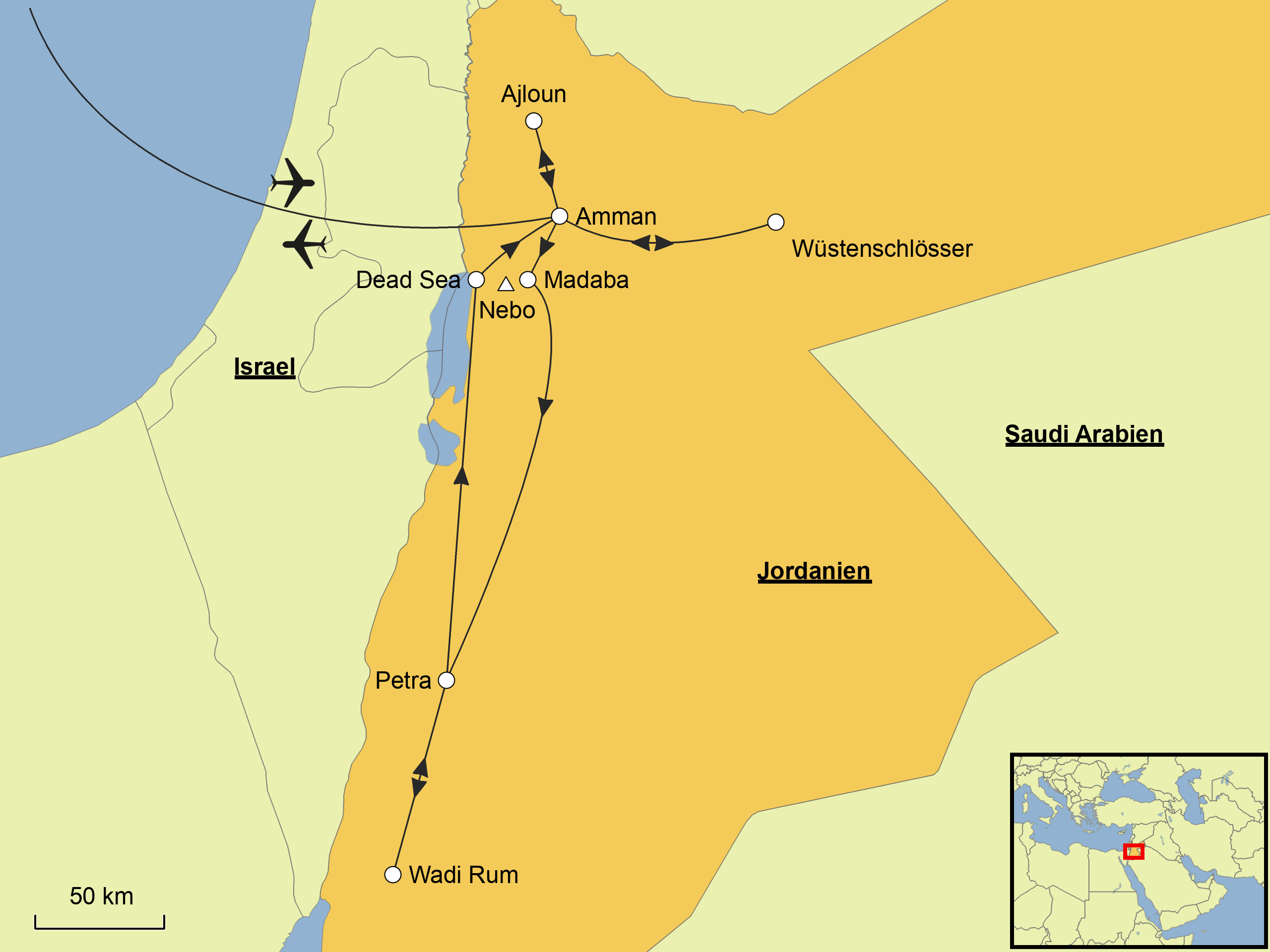 Jordanien Rundreise Srd Reisen