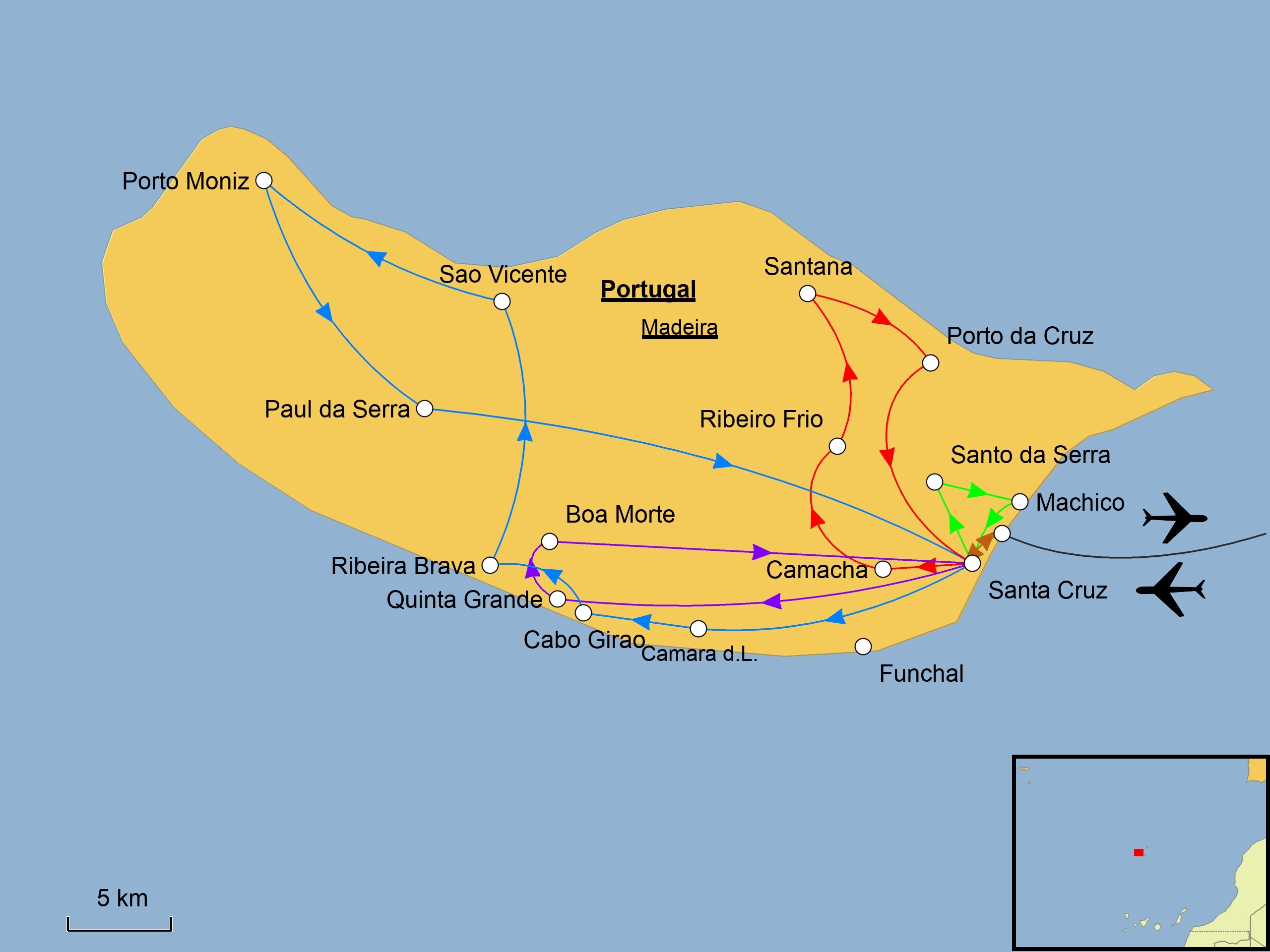 Madeira Karte