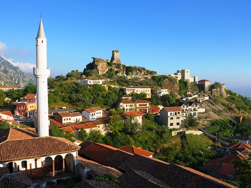 Albanien Rundreise Blick auf Kruja -SRD