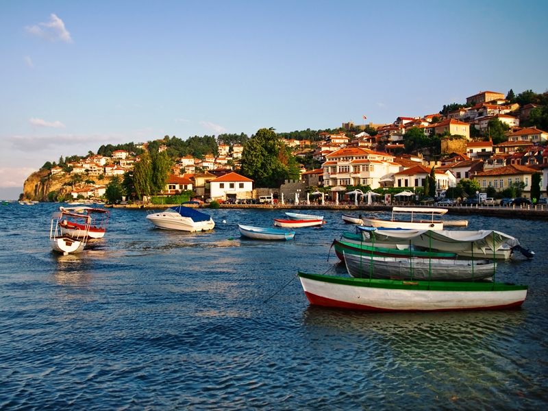 Albanien Ohrid See