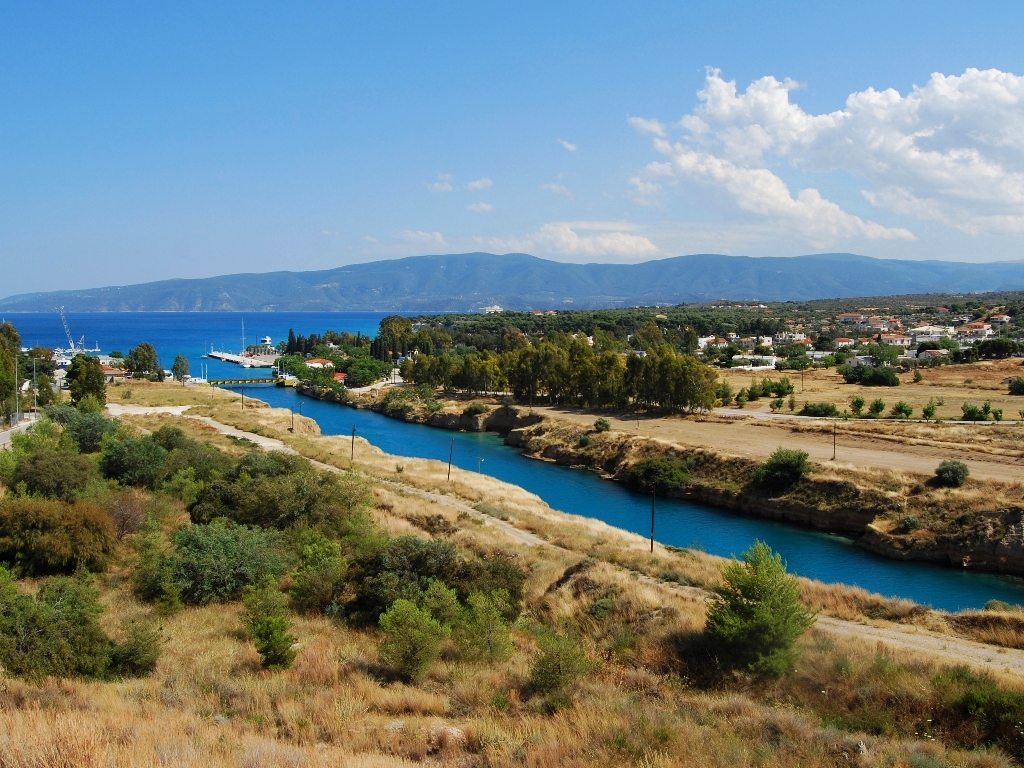 Griechenland Kanal von Korinth