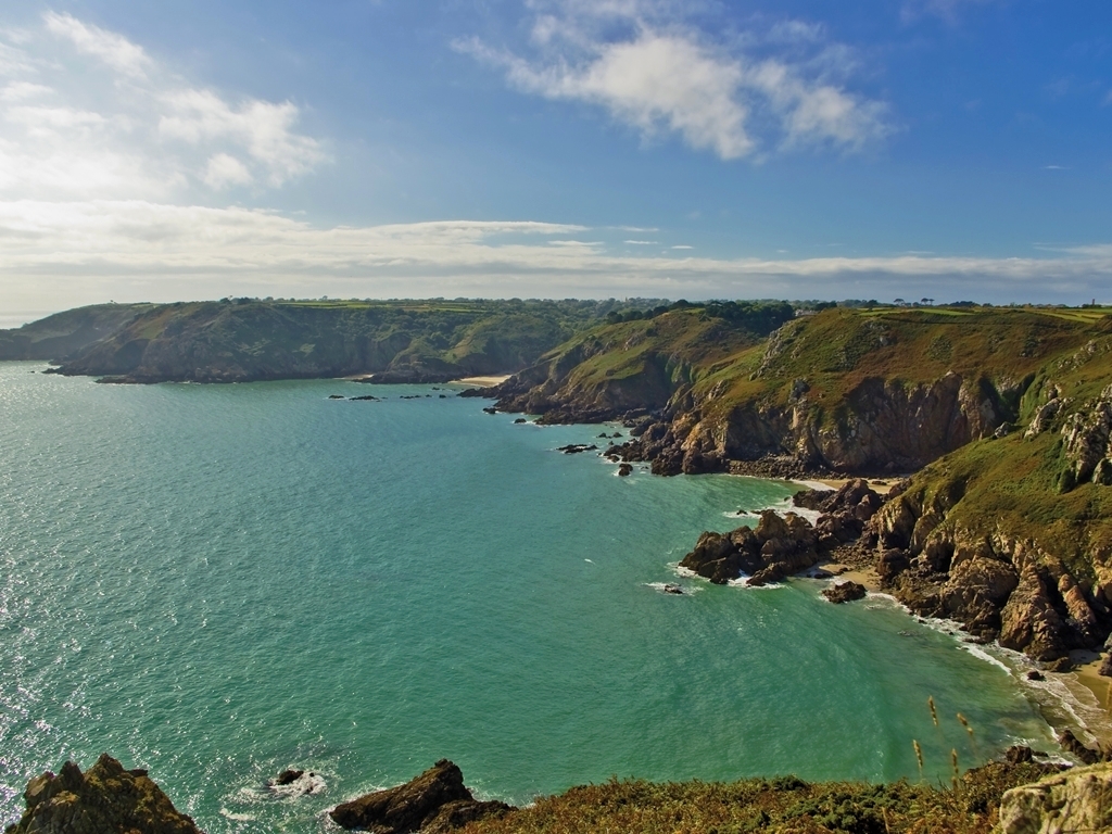 Jersey, Guernsey, Sark Höhepunkte der Kanalinseln Guernsey Küste SRD