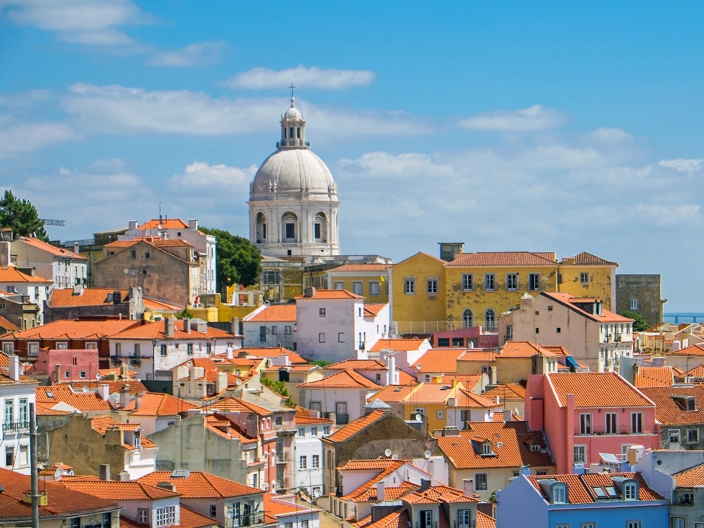 Lissabon Städtereise Blick über die Altstadt SRD