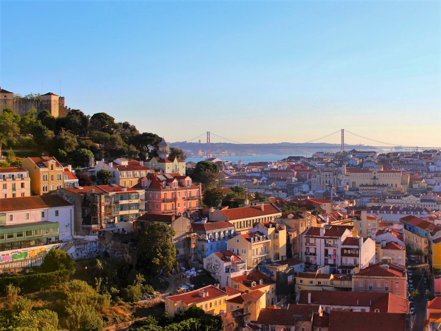 Lissabon Städtereise Blick über die Stadt SRD