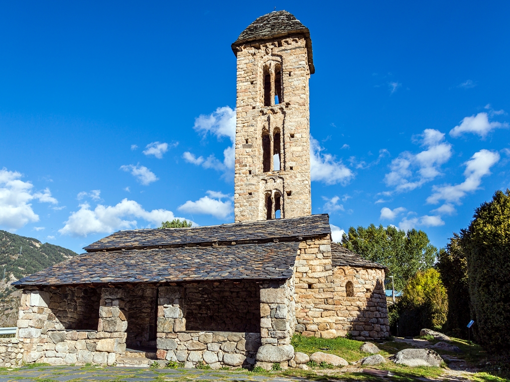 Andorra Wander-Reise Michaels Kirche in Engolasters SRD