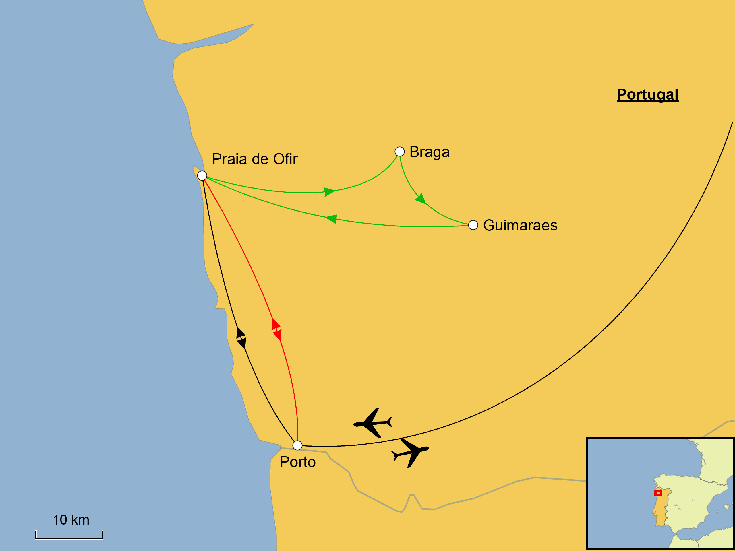 Costa Verde Karte