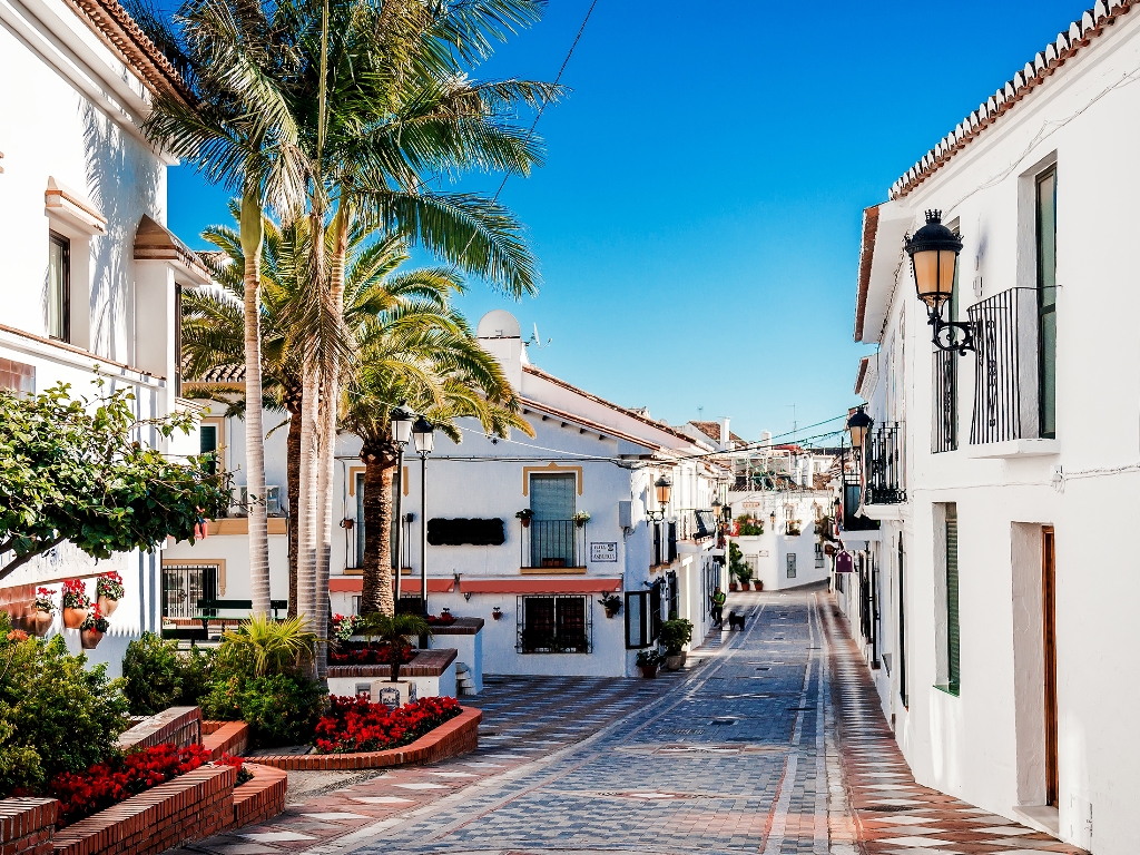 Andalusien E-Bike-Reise Straße in Rancho Domingo SRD