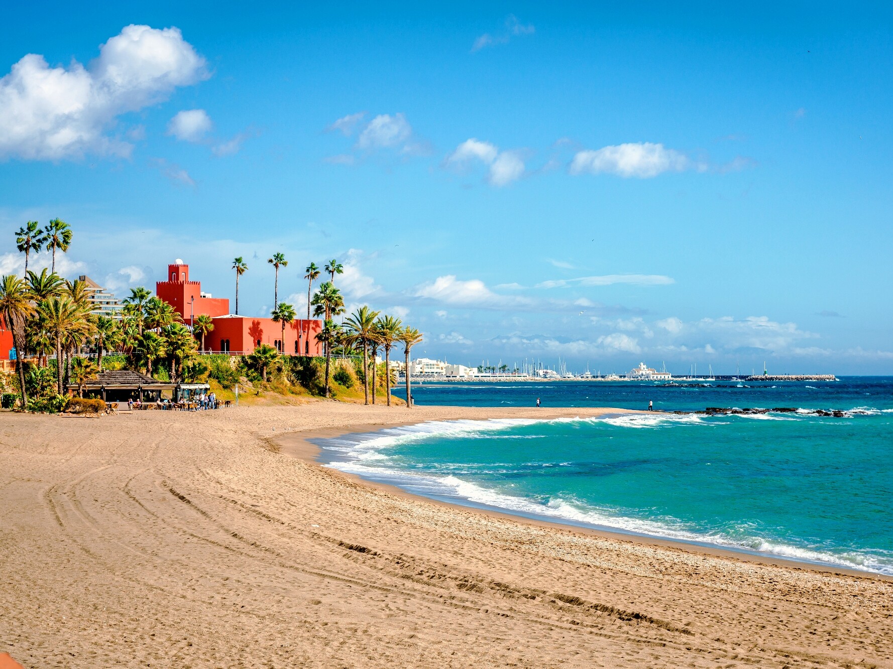 Andalusien E-Bike-Reise Strand in Benalmadena SRD