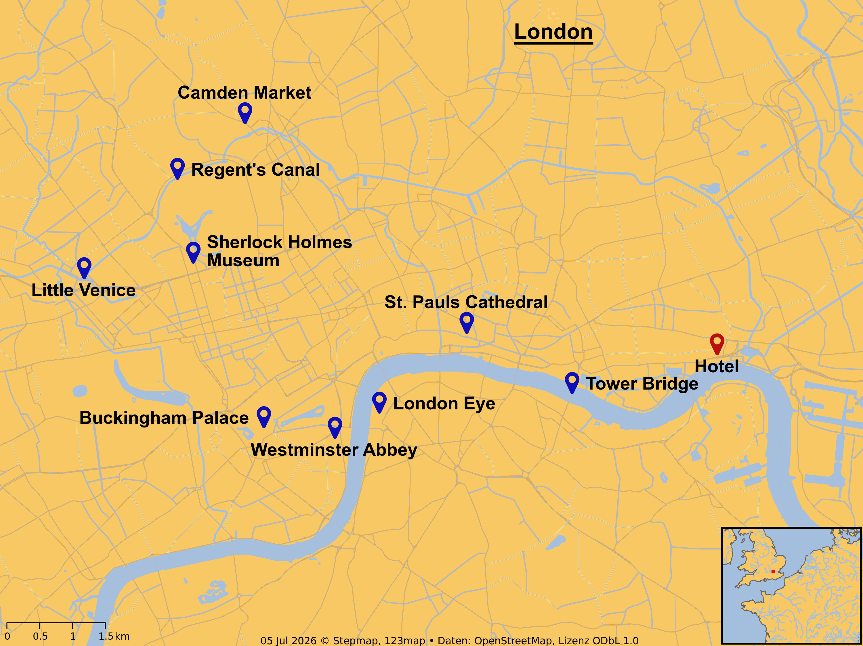 London Karte