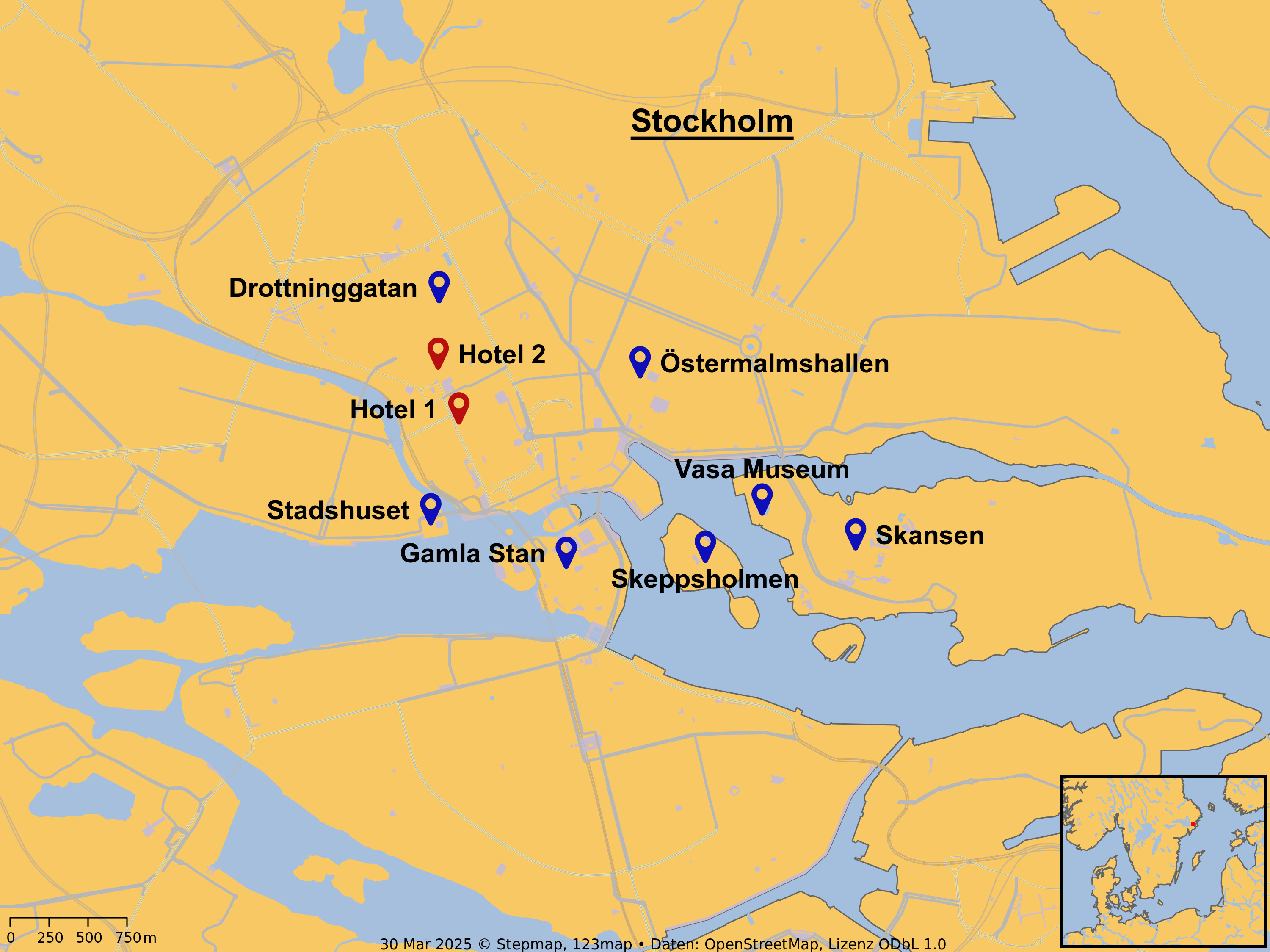 Stockholm Karte