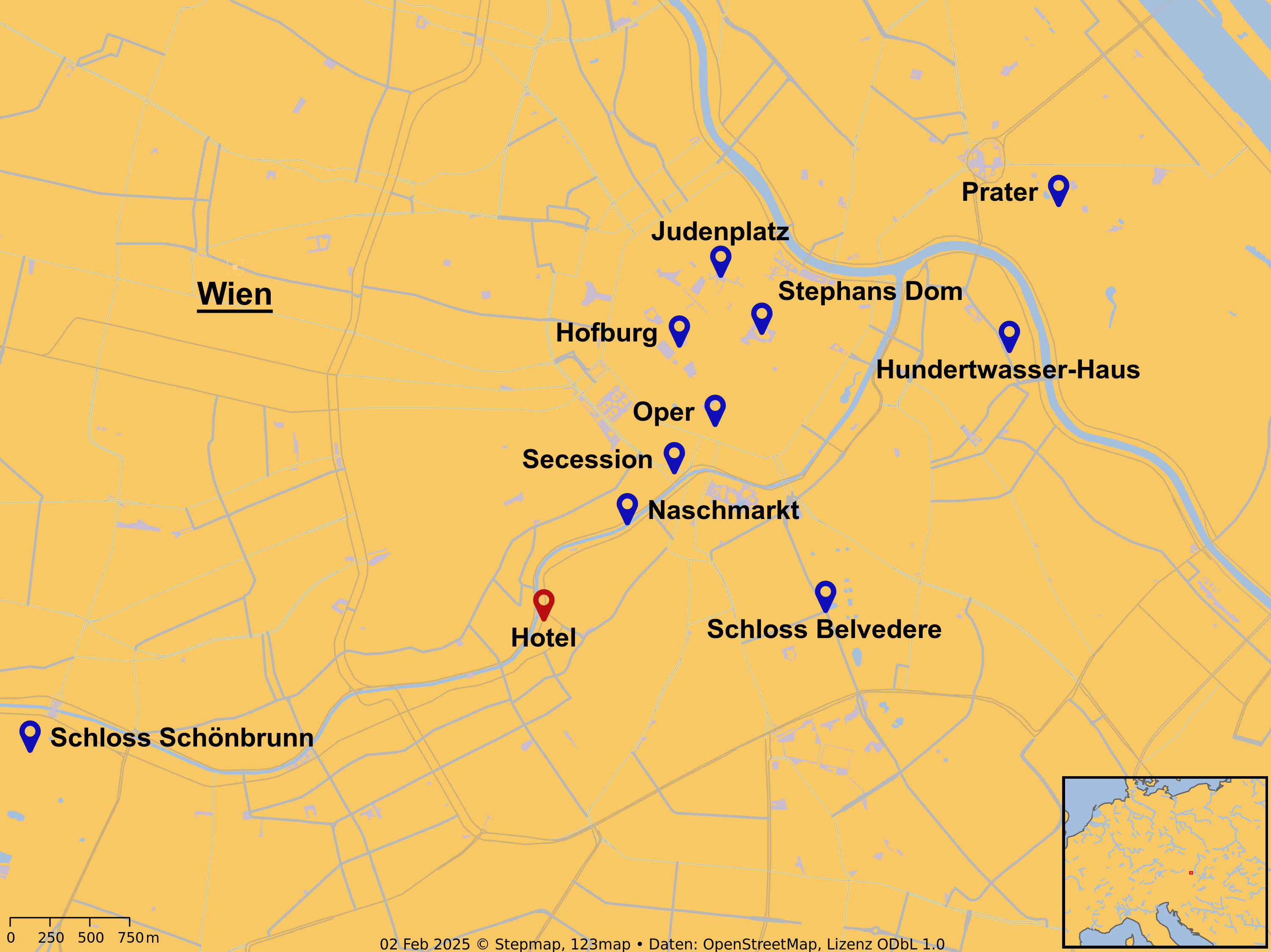 Wien Karte
