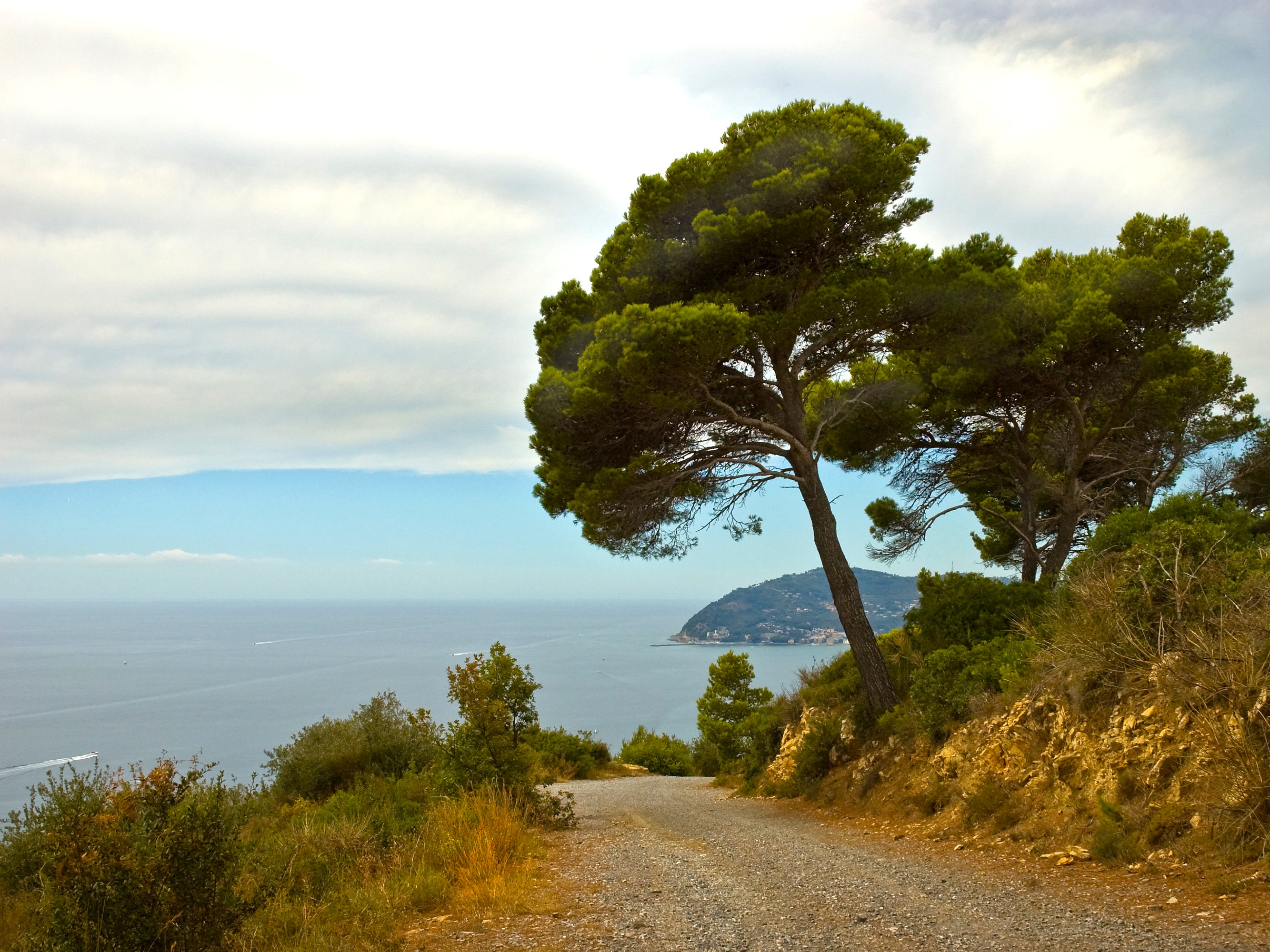 Ligurien Wandern Weg am Meer