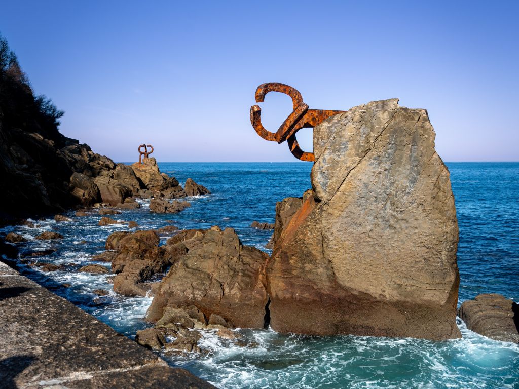 Bilbao & Rioja Peine de Viento Skulptur Chilida