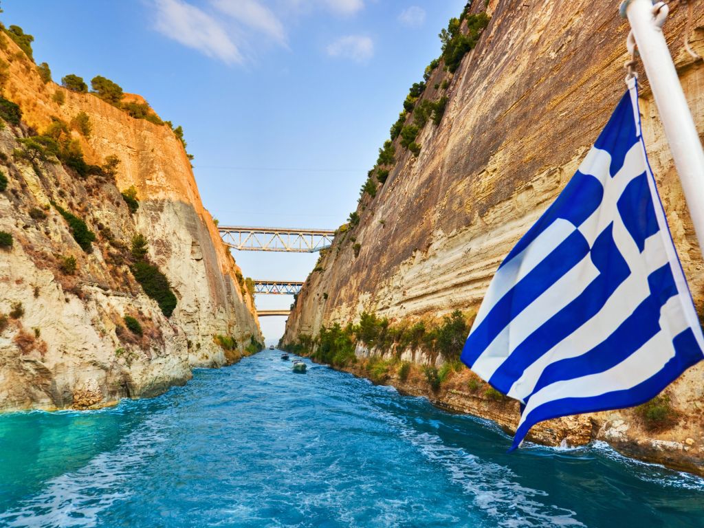 Attika Kanal von Korinth