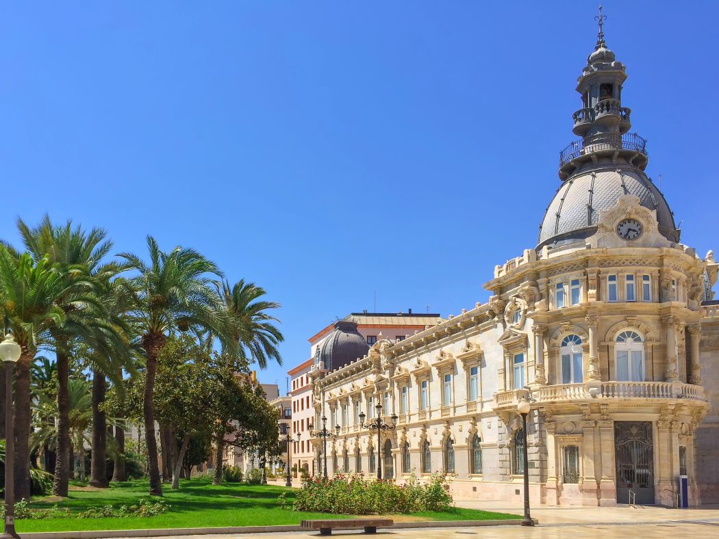 Costa Calida Erholen Rathaus von Cartagena