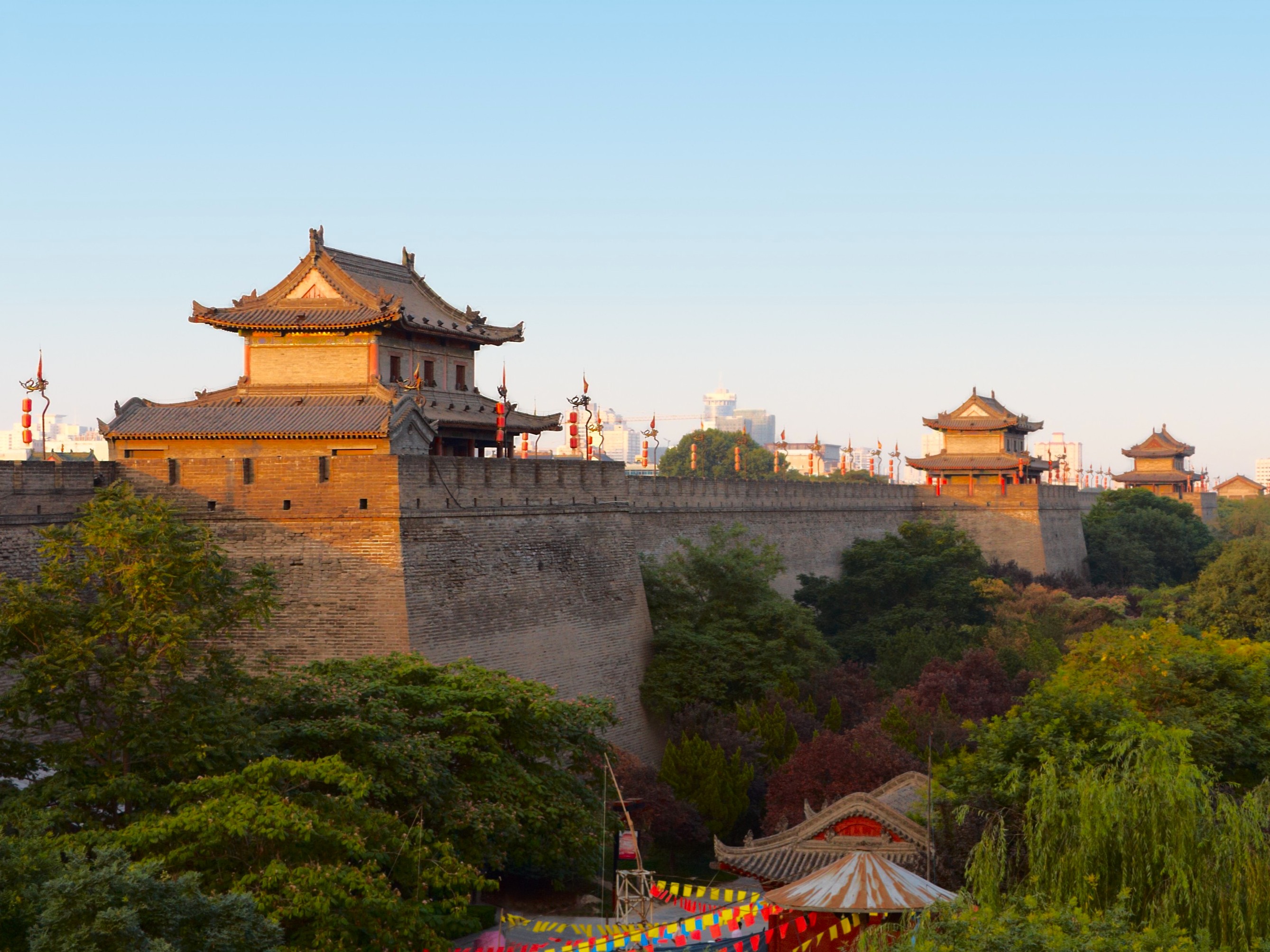 China Stadtmauer in Xian