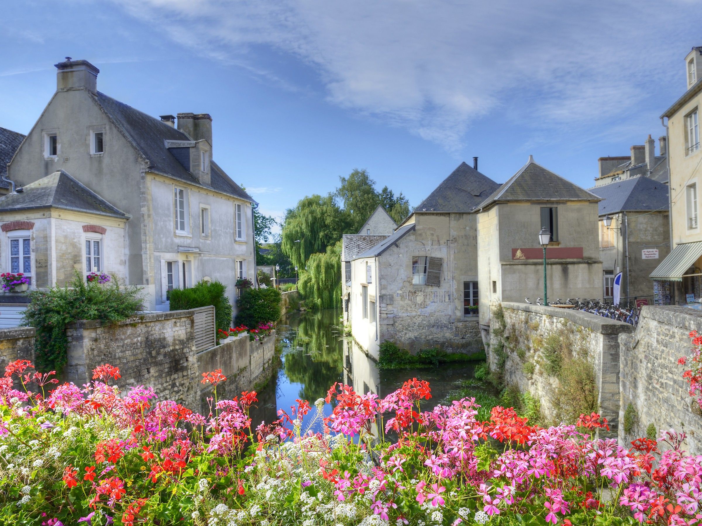 Normandie in der Altstadt von Bayeux