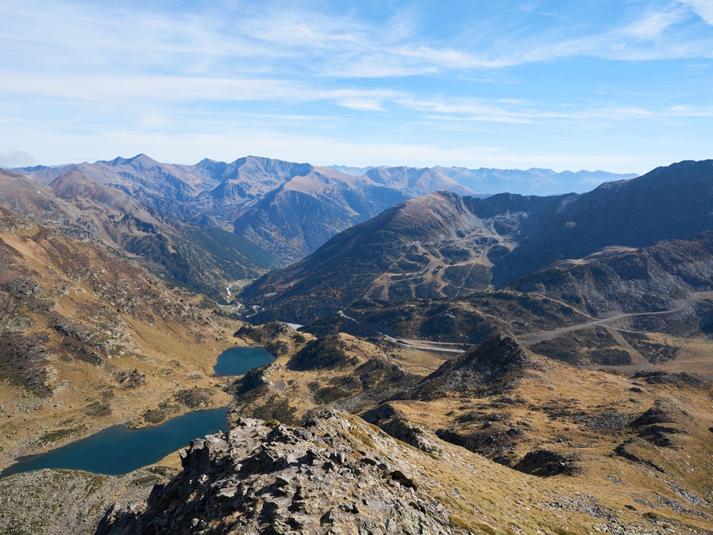 Andorra Wander-Reise Blick von Tristaina SRD