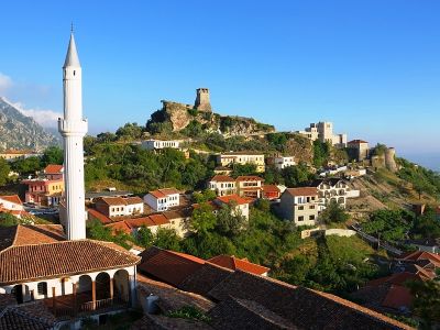 Albanien Rundreise Blick auf Kruja -SRD