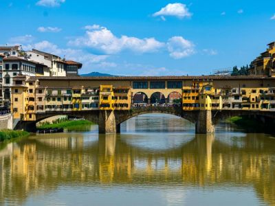 Florenz Blick auf die Ponte Vecchio