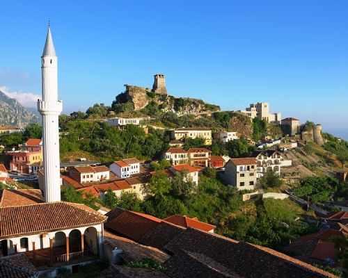 Albanien Rundreise Blick auf Kruja -SRD