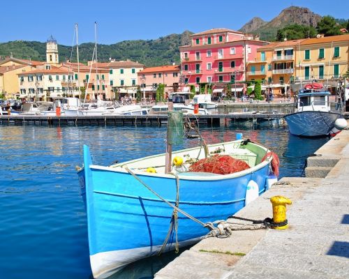 Elba Wandern Hafen Porto Azzurro