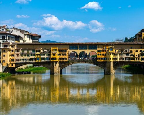 Florenz Blick auf die Ponte Vecchio