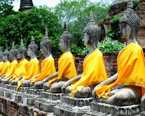 Laos Thailand Rundreise  Buddha Statuen