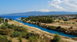 Griechenland Kanal von Korinth