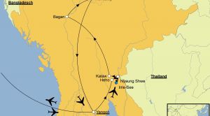 Birma Karte