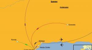 Andalusien & Costa del Sol Karte