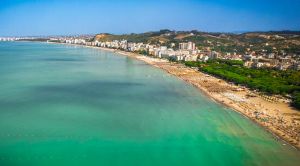 Albanien Erholen-Reise Strand von Golem SRD