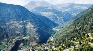 Andorra Wander-Reise Blick auf Andorra La Vella SRD