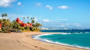 Andalusien E-Bike-Reise Strand in Benalmadena SRD