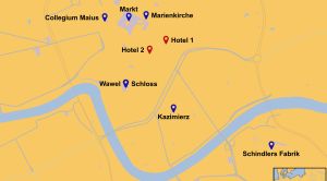 Krakau Karte