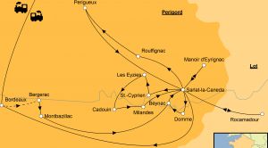 Perigord Karte Perigord Karte